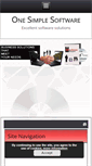 Mobile Screenshot of onesimplesoftware.com
